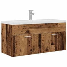 Vidaxl Kopalniška omarica Star les 100 x 38,5 x 46 cm Inženirski les