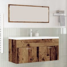 Vidaxl Kopalniška omarica Star les 100 x 38,5 x 46 cm Inženirski les