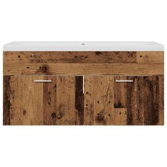 Vidaxl Kopalniška omarica Star les 100 x 38,5 x 46 cm Inženirski les