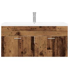 Vidaxl Kopalniška omarica Star les 100 x 38,5 x 46 cm Inženirski les
