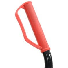 Vidaxl Raztezni ročni voziček Črna in rdeča 57 x 46 x 113 cm Jeklo