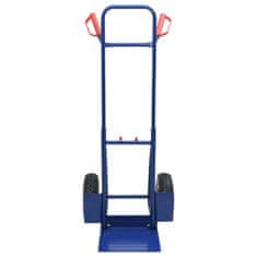 Vidaxl Raztezni ročni voziček Modra in rdeča 49,5 x 53 x 114 cm Jeklo