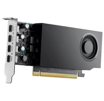 NVIDIA RTX A1000 / 8 GB GDDR6 / PCIe 4.0 x8 / 4x MiniDP / priložen nosilec Low Profile