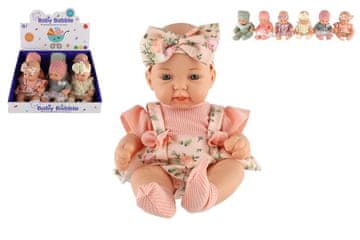 Plastična lutka/dojenček s trdnim telesom 26 cm