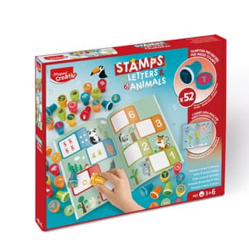 Maped Maped Štampiljke Abeceda in Živali