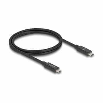Delock kabel USB 1m 16K 60Hz 240W 80GB črn 81211