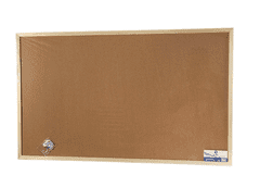 TiskajPoceni Tabla pluta 60×90 cm – Kakovostna oglasna deska z lesenim okvirjem