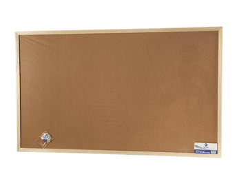 TiskajPoceni Tabla pluta 60×90 cm – Kakovostna oglasna deska z lesenim okvirjem