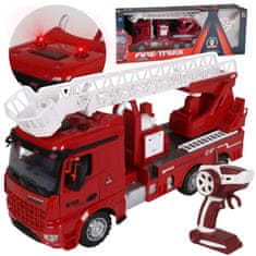 Mega Creative Gasilsko vozilo na daljinsko upravljanje z IZTEZNO LESTVJO, otroško avtomobilsko SVETLOBO, ZVOKOM 6+