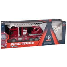 Mega Creative Gasilsko vozilo na daljinsko upravljanje z IZTEZNO LESTVJO, otroško avtomobilsko SVETLOBO, ZVOKOM 6+