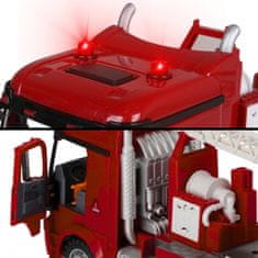 Mega Creative Gasilsko vozilo na daljinsko upravljanje z IZTEZNO LESTVJO, otroško avtomobilsko SVETLOBO, ZVOKOM 6+