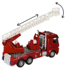 Mega Creative Gasilsko vozilo na daljinsko upravljanje z IZTEZNO LESTVJO, otroško avtomobilsko SVETLOBO, ZVOKOM 6+