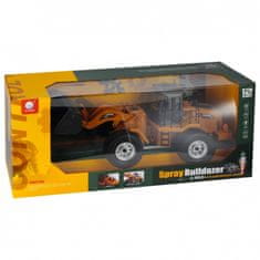 Mega Creative VELIKA daljinsko upravljana GRADBENI stroj, 1:8 buldožer Z DALJINSKIM UPRAVLJANJEM, PARO, SVETLOBO IN ZVOKOM