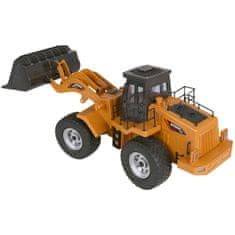 Mega Creative VELIKA daljinsko upravljana GRADBENI stroj, 1:8 buldožer Z DALJINSKIM UPRAVLJANJEM, PARO, SVETLOBO IN ZVOKOM