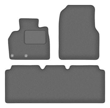 Velur grafitne preproge za: enoprostorec Renault Grand Espace IV (2002-2014)