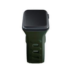 3MK 42/44/45/46/49 mm temno zelen (velik) - 3mk silikonski pašček za Apple uro