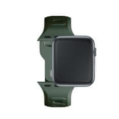 3MK 42/44/45/46/49 mm temno zelen (velik) - 3mk silikonski pašček za Apple uro
