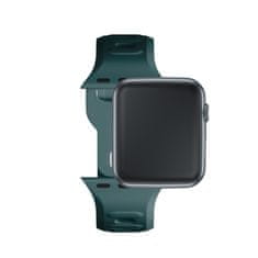3MK 38/40/41/42 mm Evergreen (majhen) - 3mk silikonski pašček za Apple uro
