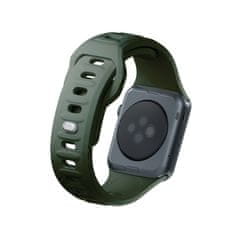 3MK 42/44/45/46/49 mm temno zelen (velik) - 3mk silikonski pašček za Apple uro