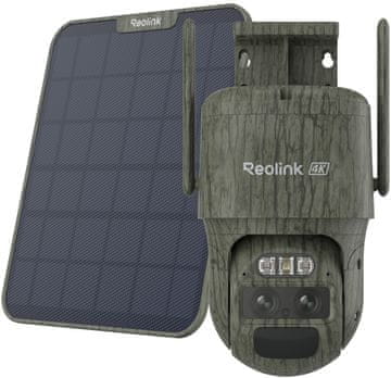 Reolink G770 CAMO IP kamera + solarni panel, 8MP 4K Ultra HD, 4G LTE, 355° vrtenje, dvosmerna komunikacija