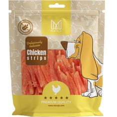 Mersjo Priboljšek, poslastica za pse - Mehki piščančji trakovi 500g