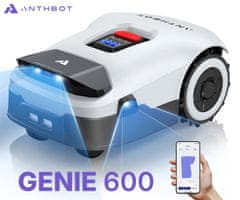 ANTHBOT GENIE 600 pametna robotska kosilnica, do 900m2, APP, naklon do 45%, IPX6, WIFI, BT