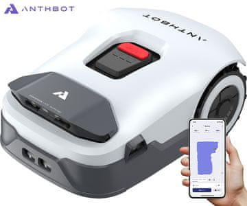 ANTHBOT GENIE 1000 pametna robotska kosilnica, do 2000m2, RTK GPS + AI 3D Vision, IPX6
