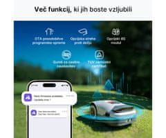 ANTHBOT GENIE 1000 pametna robotska kosilnica, do 2000m2, RTK GPS + AI 3D Vision, IPX6