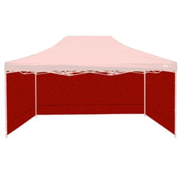 Aga Stranice za prodajni kiosk 3x4,5m Rdeča