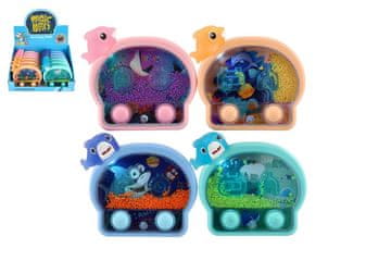 Vodna sestavljanka svetleča morska žival iz plastike 13x12cm na baterije