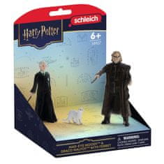 Schleich SLH14907 Schleich Harry Potter Mad-Eye Moody in Draco Malfoy z dihurjem, figura za otroke 6+