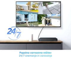 Reolink NVS16 snemalna enota, POE namestitev, priklop do 24 kamer (16x žična + 8x brezžična), spomin do 16TB, aplikacija, neprekinjeno snemanje