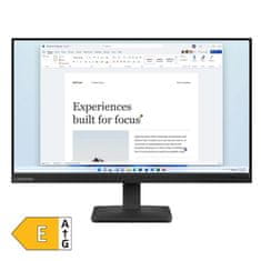 Lenovo L24-4e monitor, 60,45cm (23,8), IPS, 100Hz, črni (68C2KAC1EU)