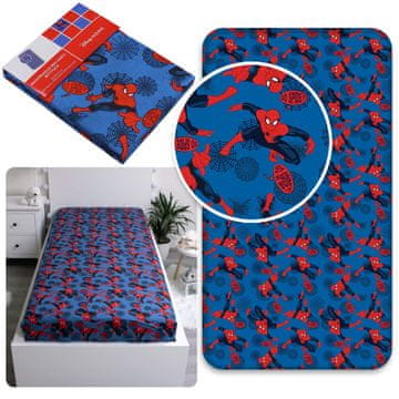 MARVEL COMICS MARVEL Spider-Man otroška posteljnina, bombažna posteljnina 100 % BOMBAŽ 90 x 200 cm + 25 cm, OEKO-TEX