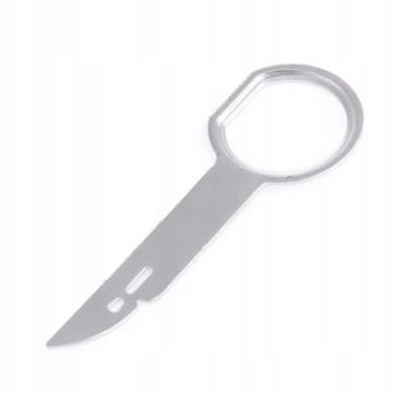 shumee 1x KLJUČ ZA DEMONTAŽO RADIA VW AUDI ŠKODA SEAT FORD