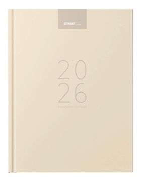 PIGO Poslovnik tedenski datumi 20x26,9 bež 2026