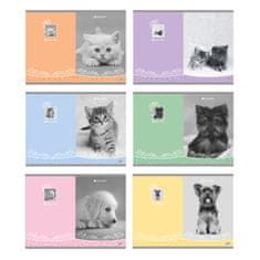 Elisa Zvezek a4 mp mali karo sweet pets 54-listni - živali