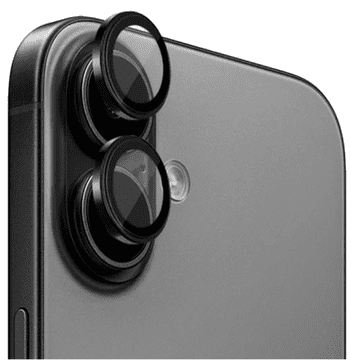 Mobile-origin zaščitno steklo za kamero Sapphire Lens Guards za iPhone 17, črno