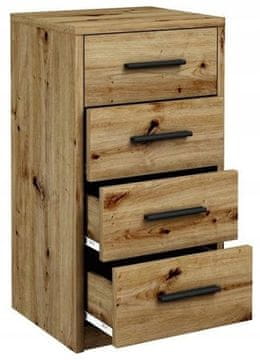 shumee Predalnik BODO 4S ARTISAN OAK 40cm polica