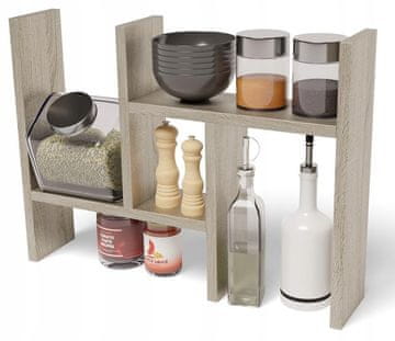 shumee EX3 stoječa kuhinjska polica, hrast Sonoma, omarica, polica