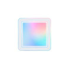 Ksix SmartLED Celeste stropna svetilka, 48,5 × 48,5 × 9 cm, zvočnik, RGBIC + CCT