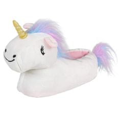 sarcia.eu Unicorn White, TOPLI ženski copati, NESLIPNI copati za domačo uporabo 36-37 EU
