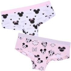 Disney DISNEY Minnie Mouse Youth COTTON dekliške spodnjice 2 pari UDOBNE 116