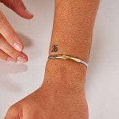 Brosway Elegantna moška dvobarvna jeklena zapestnica Riptide BTD054