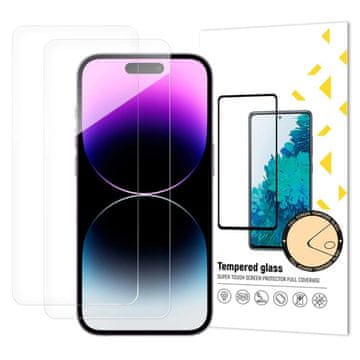 MG 9H 2x zaščitno steklo za iPhone 17 Pro Max / 16 Pro Max