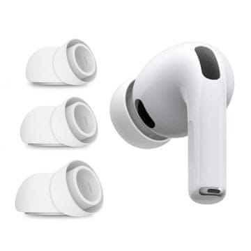 Tech-protect Ear Tips nadomestni čepki za Apple AirPods Pro 3 3ks, bela
