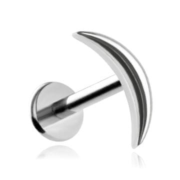 shumee Titanov luna labret uhan srebrn 1,2/8