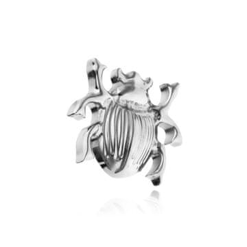 shumee Matica hrošč iz titana - srebrna - TNA-198 1,2 mm