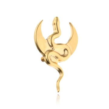 shumee Kačasta matica iz titana z luno - zlata - TNA-186 1,2 mm