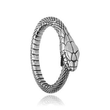 shumee Utež za uho - kača - srebrna - PT-165 6 mm